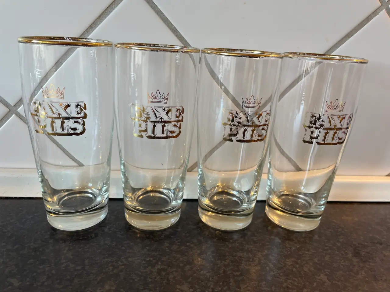 Billede 2 - Forskellelige Faxe ølglas samlet