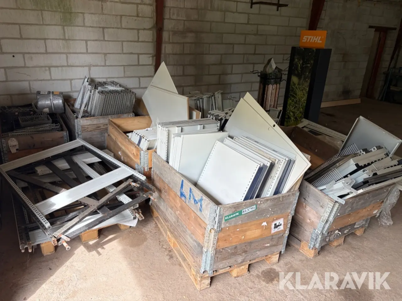 Billede 1 - Blandet lagerreoler 8 paller