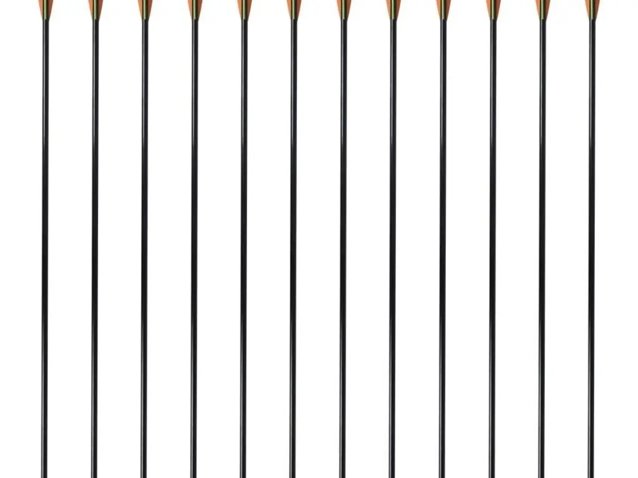 Billede 2 - Pile til compoundbue 12 stk. 30" 0,8 cm glasfiber