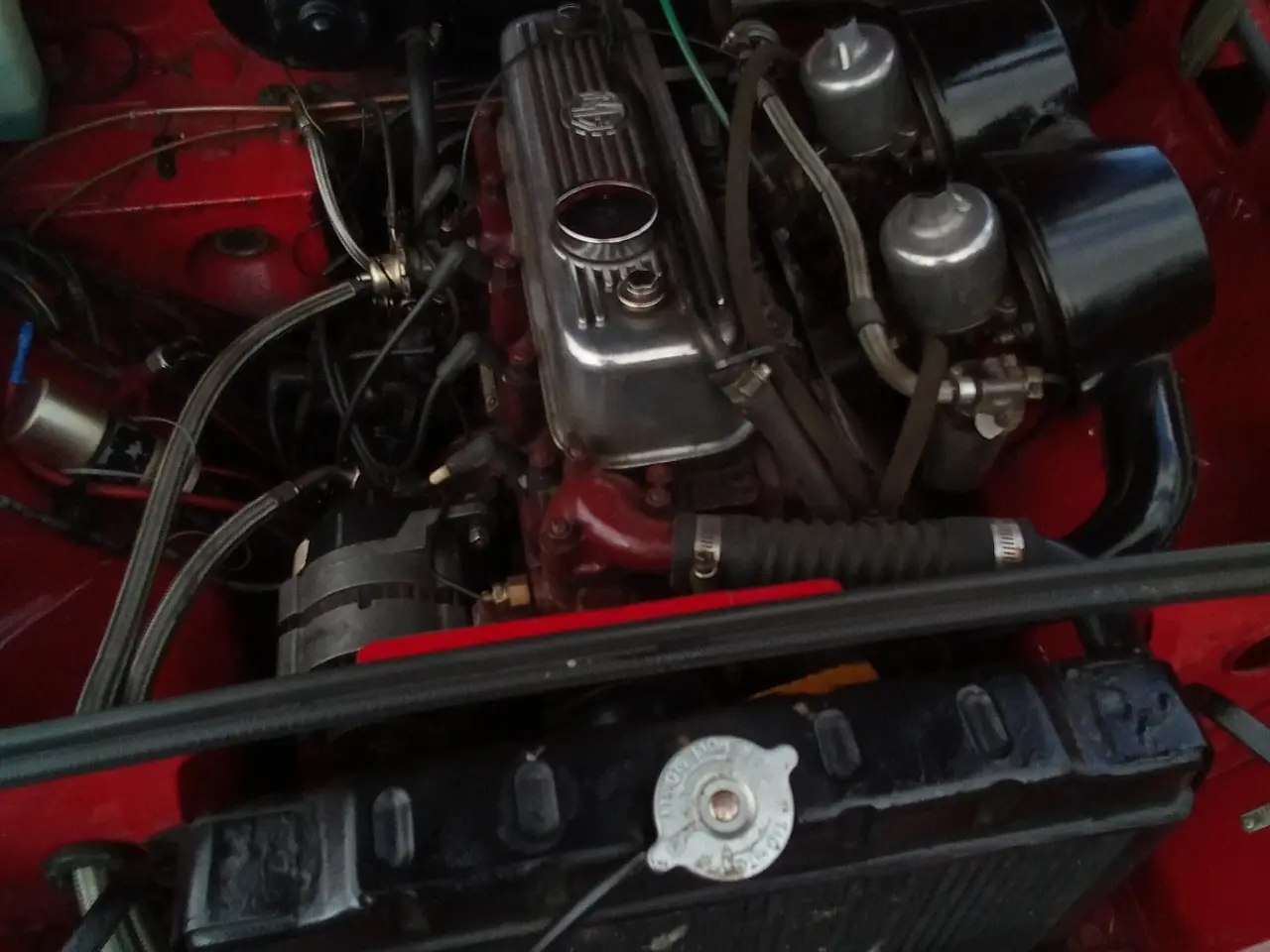 Billede 7 - RØD MGB ÅRG 1973 MED ELEKTRISK OVERDRIVE 