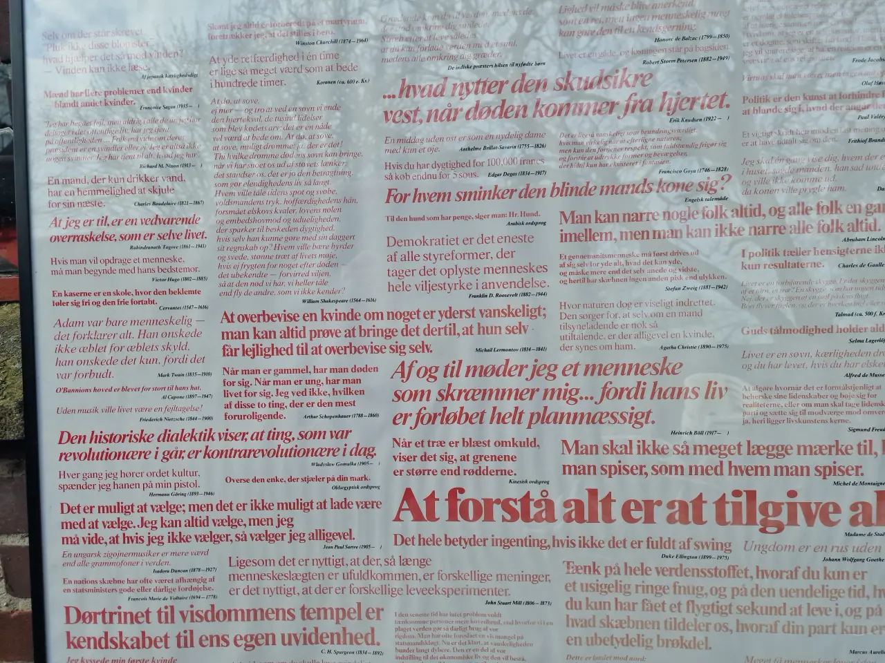 Billede 2 - Plakat med berømte citater