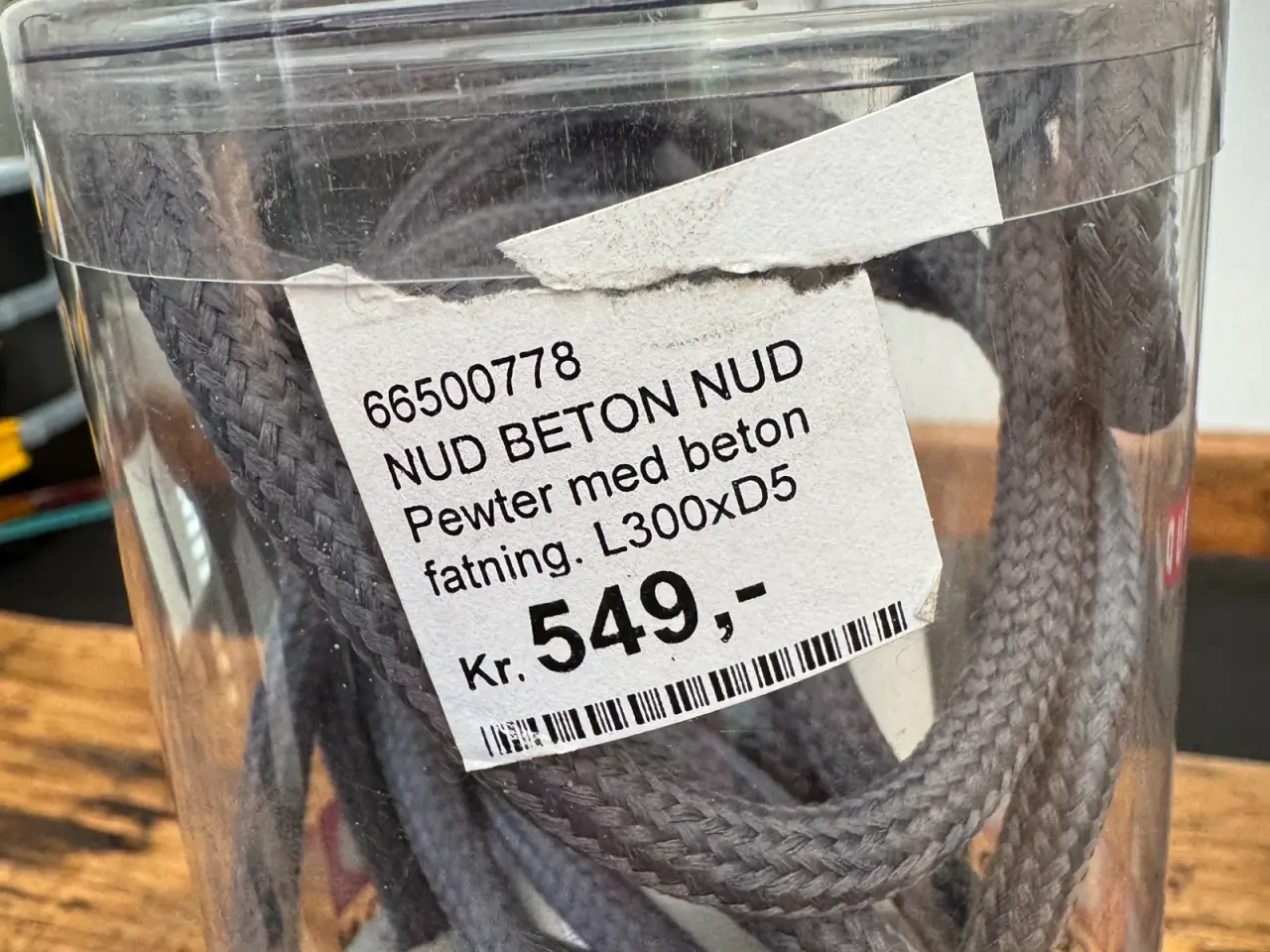 Billede 5 - NUD Collection pendelsæt i beton med LED-pærer