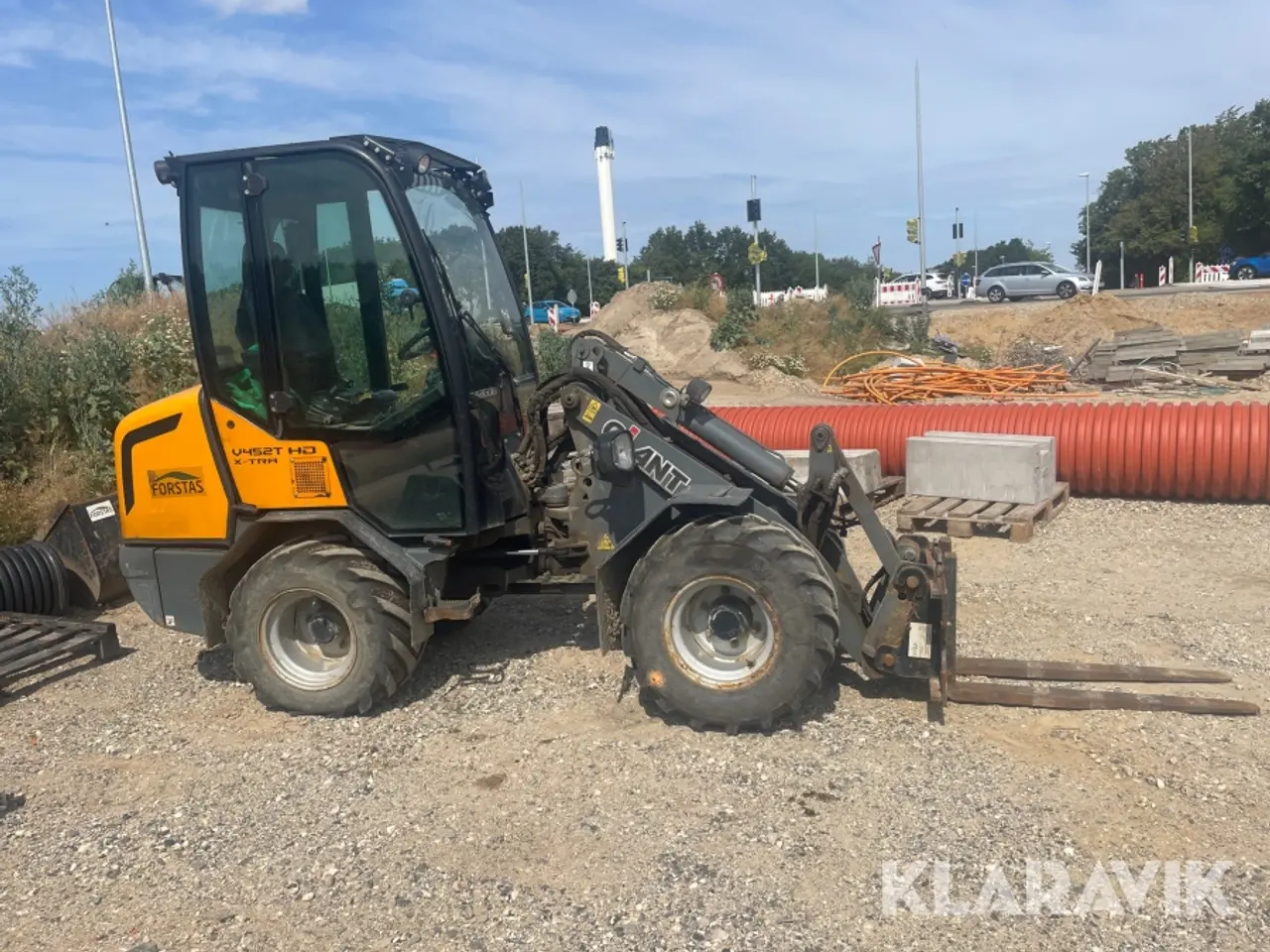 Billede 4 - Minilæsser Giant V452T X-TRA HD med tilbehør