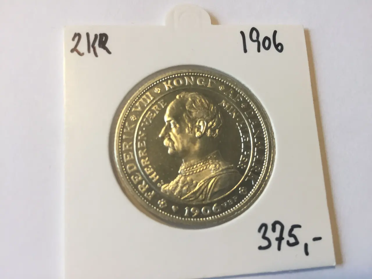 Billede 2 - 2 krone 1906, 15,0 gram sølv 0,800