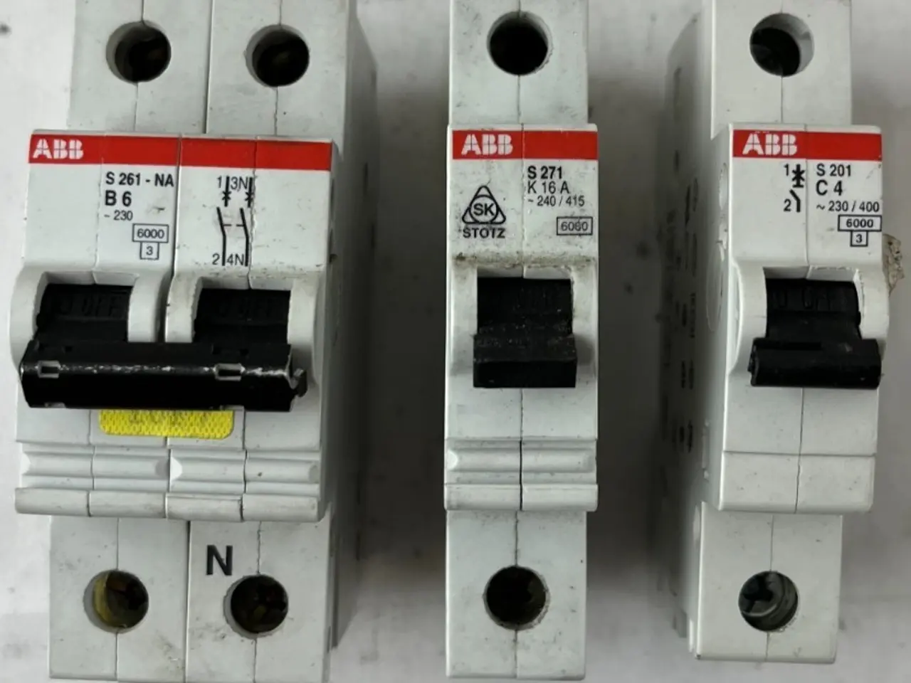 Billede 1 - ABB S261-NA B6 S271 K16A S201 C4 automatsikring