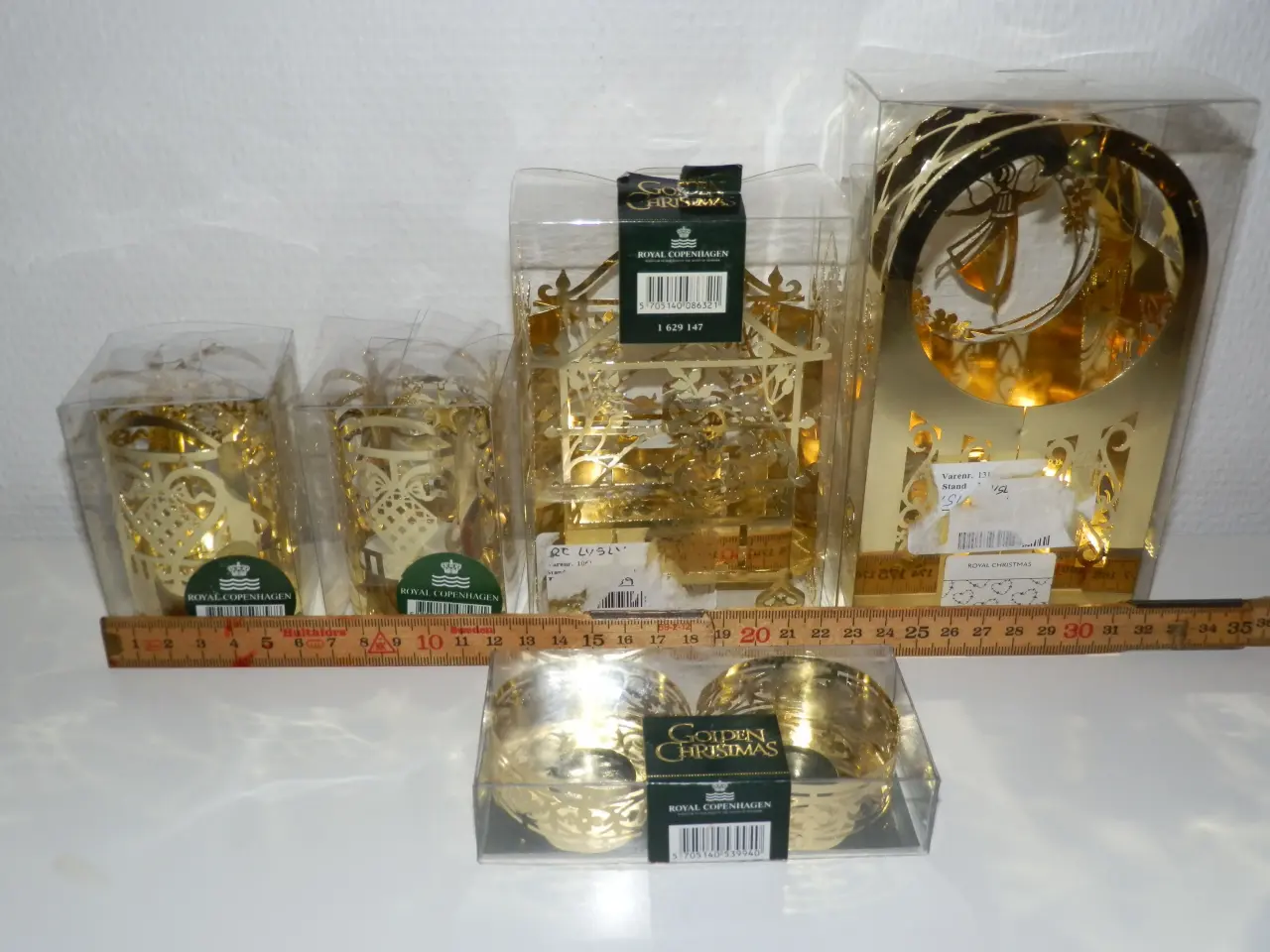 Billede 7 - Royal Copenhagen, Golden Christmas julepynt