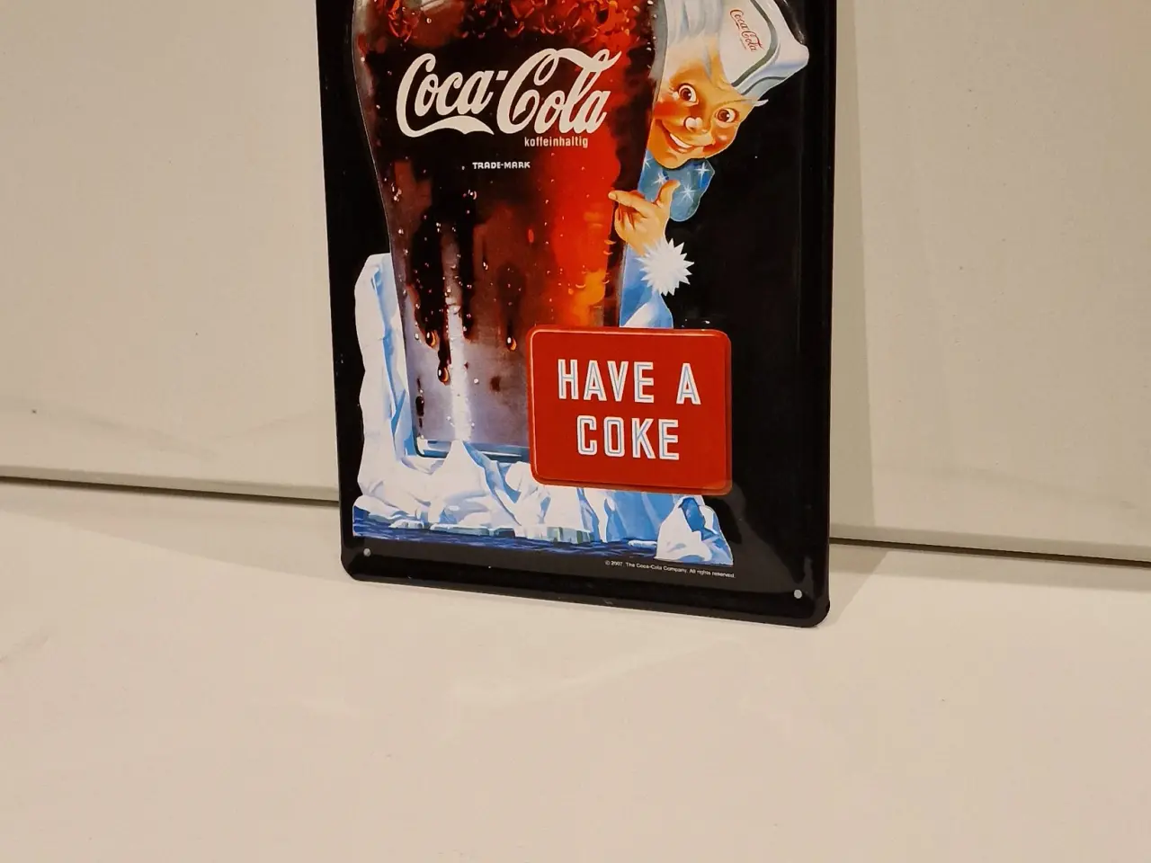 Billede 1 - Coca-Cola metalskilt, Boy