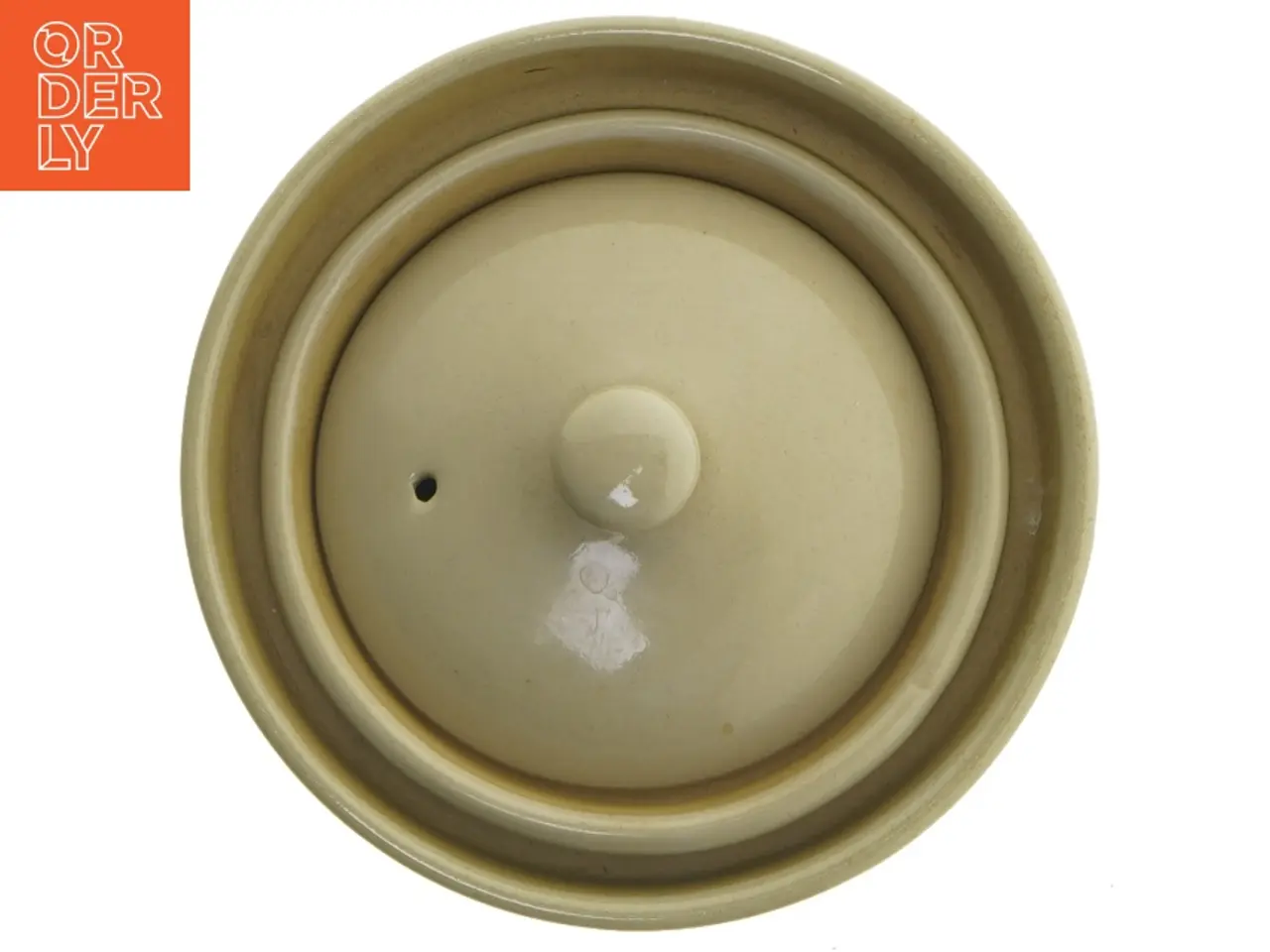 Billede 3 - Keramiske fedtkrukker fra Denby Stoneware (str. Ø. 14 cm. og ø. 12 cm)