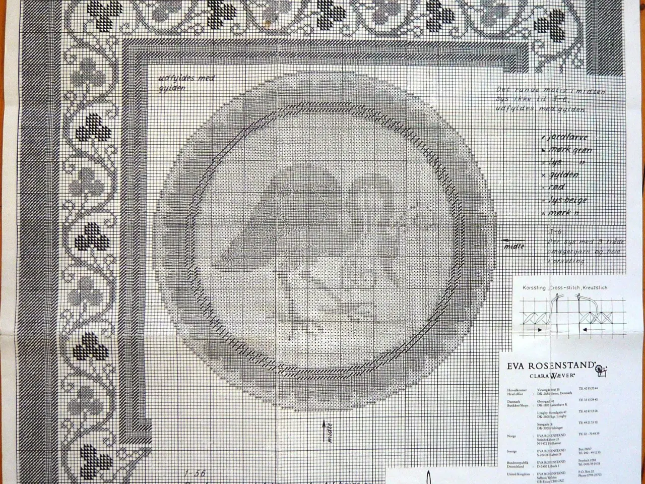 Billede 9 - Korsstingsbroderi opskrifter