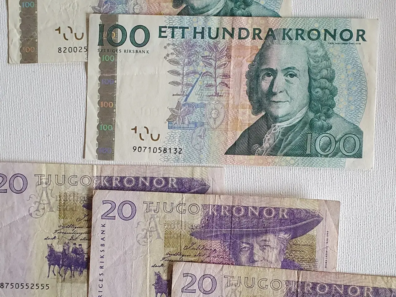 Billede 1 - Svenske pengesedler