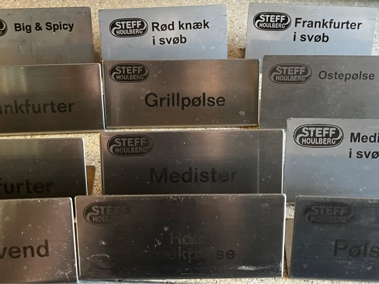 Billede 1 - Pølsepandeskilte - flere varianter