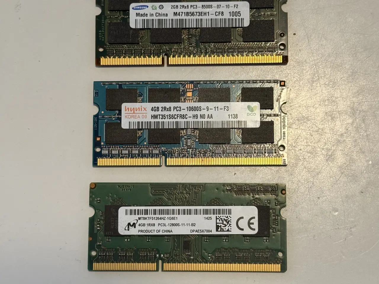 Billede 1 - Div. RAM DDR3/DDR4 2GB & 4GB moduler