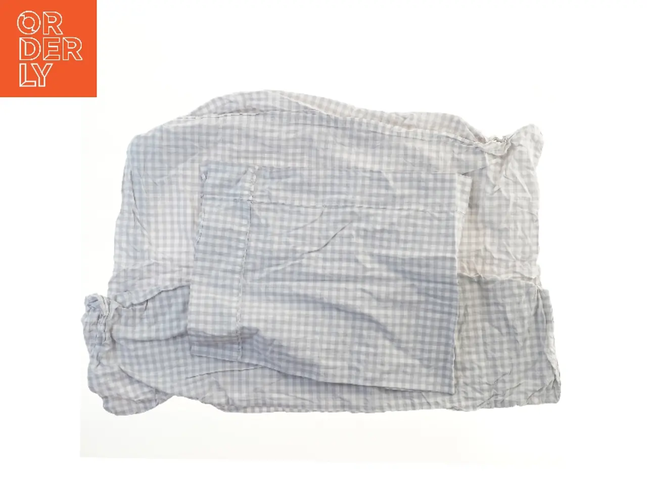 Billede 1 - Sengesæt med ternet mønster fra Zara Home (str. 45x110 og 100x120 cm)