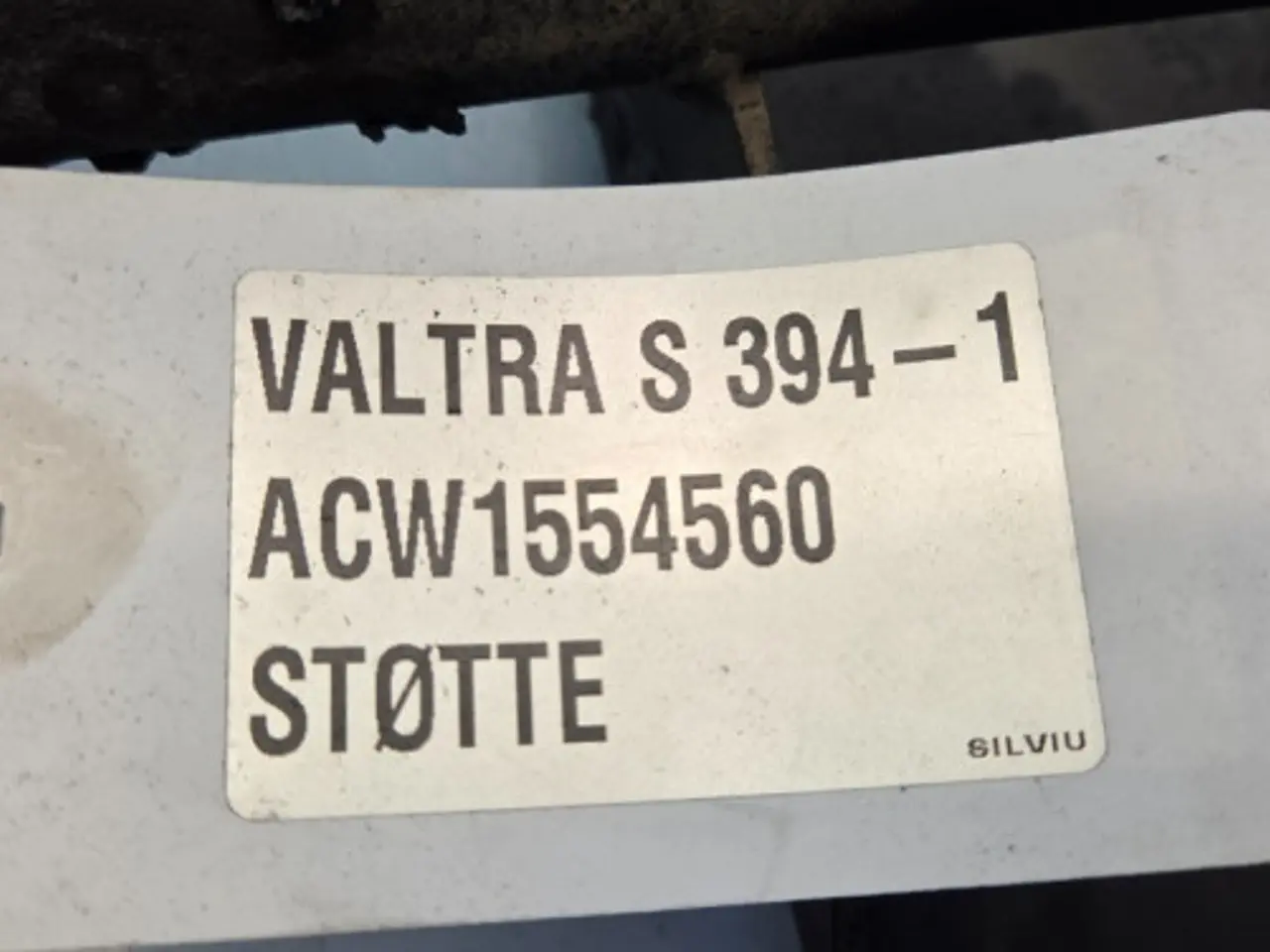 Billede 12 - Valtra S394 Støtte ACW1554560