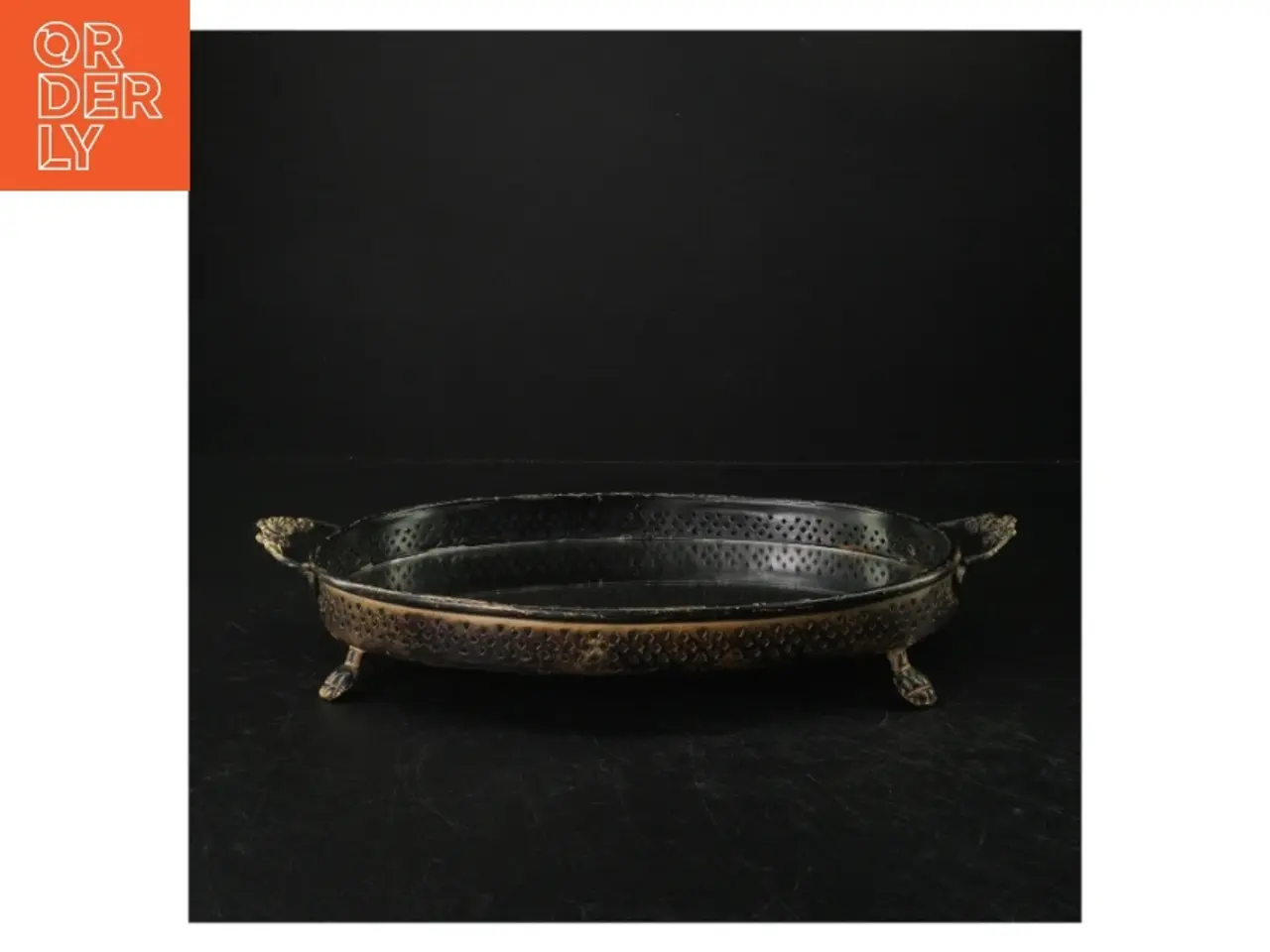 Billede 1 - Vintage spejl bakke (str. 27 x. 19,5 cm)