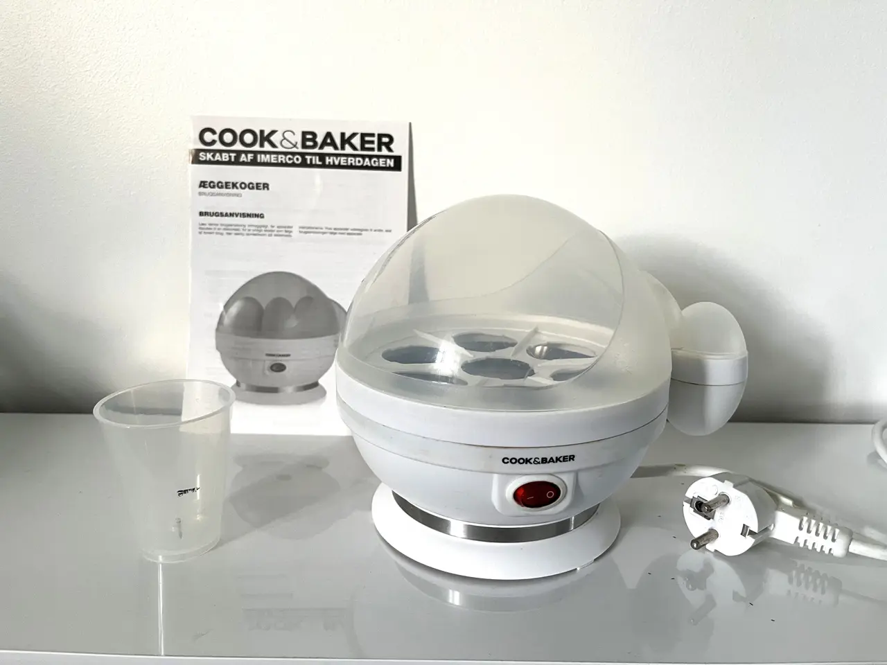 Billede 1 - Æggekoger Cook & Baker inkl. målebæger