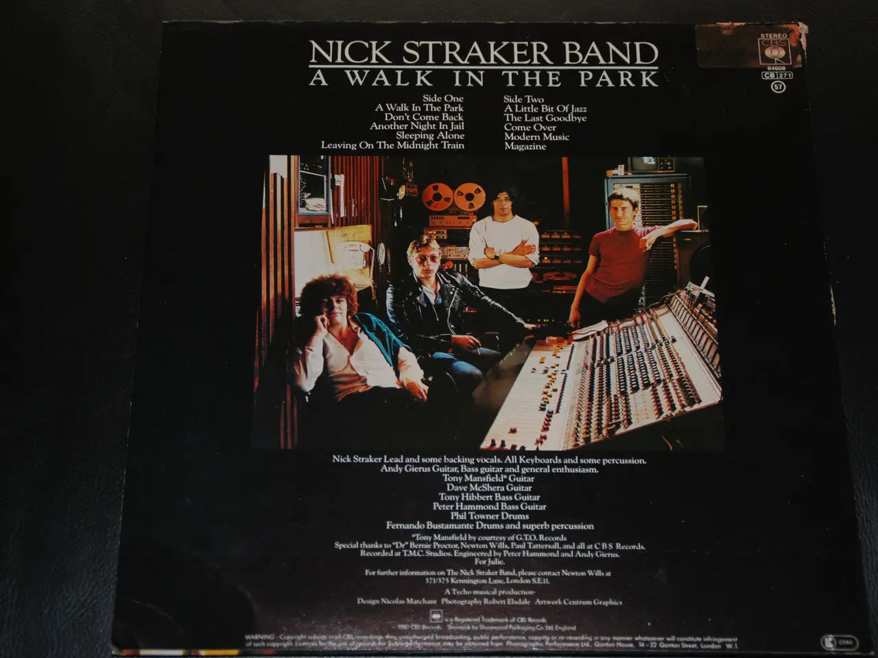 Billede 2 - Vinylplade - Nick Straker Band