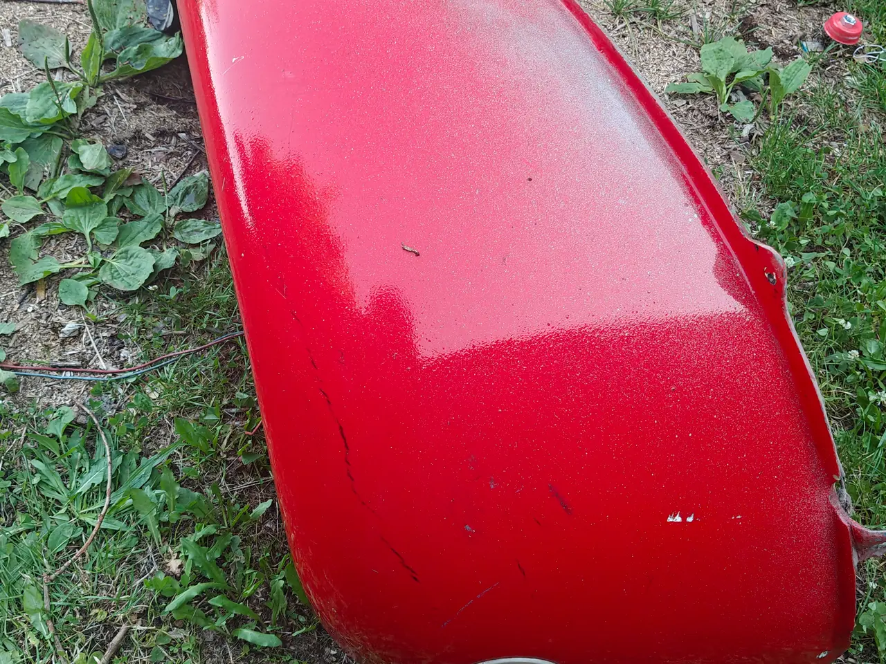 Billede 1 - Forskærm til 2cv. glasfiber, højre side.