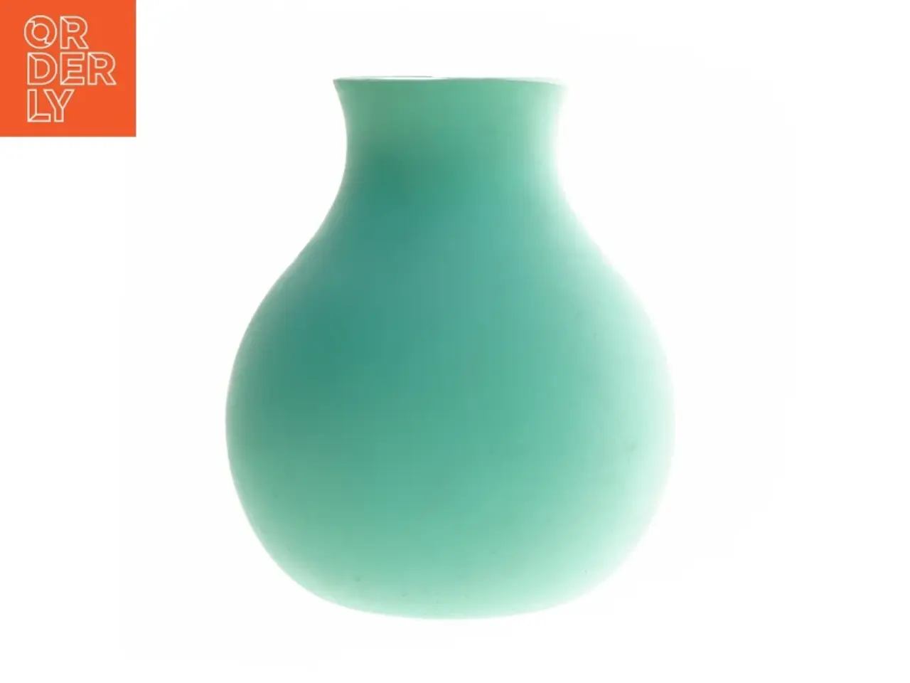 Billede 1 - Grøn vase i glas fra QDO (str. 20 cm)
