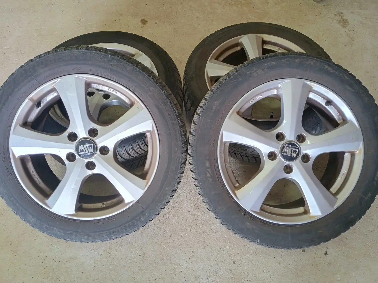 Billede 1 - Vinterhjul 5x114,3 Toyota Mazda og flere