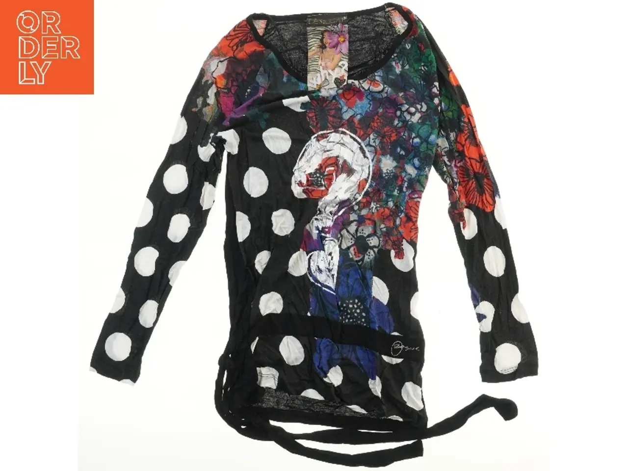 Billede 1 - Desigual Langærmet bluse med mønster (str. S)