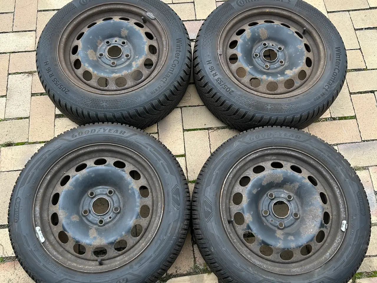 Billede 2 - Næsten nye vinterhjul 205/55 R16
