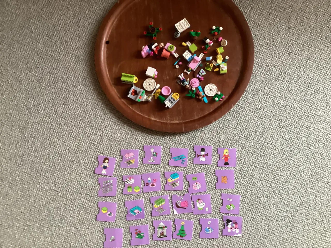 Billede 3 - Julekalender 24x4 ting lego friends