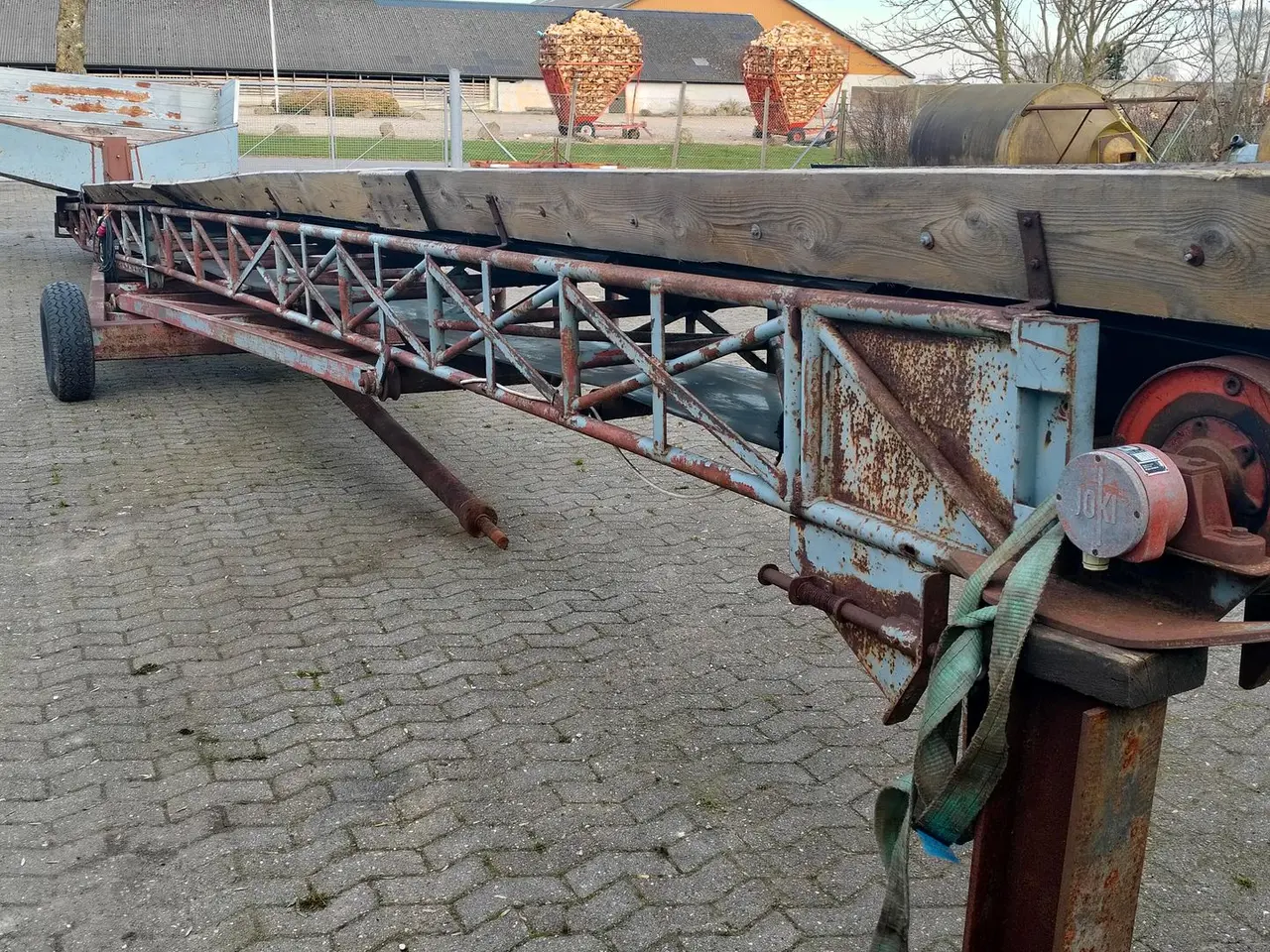 Billede 4 - - - - Gummibånds-transportør ca. 14 meter