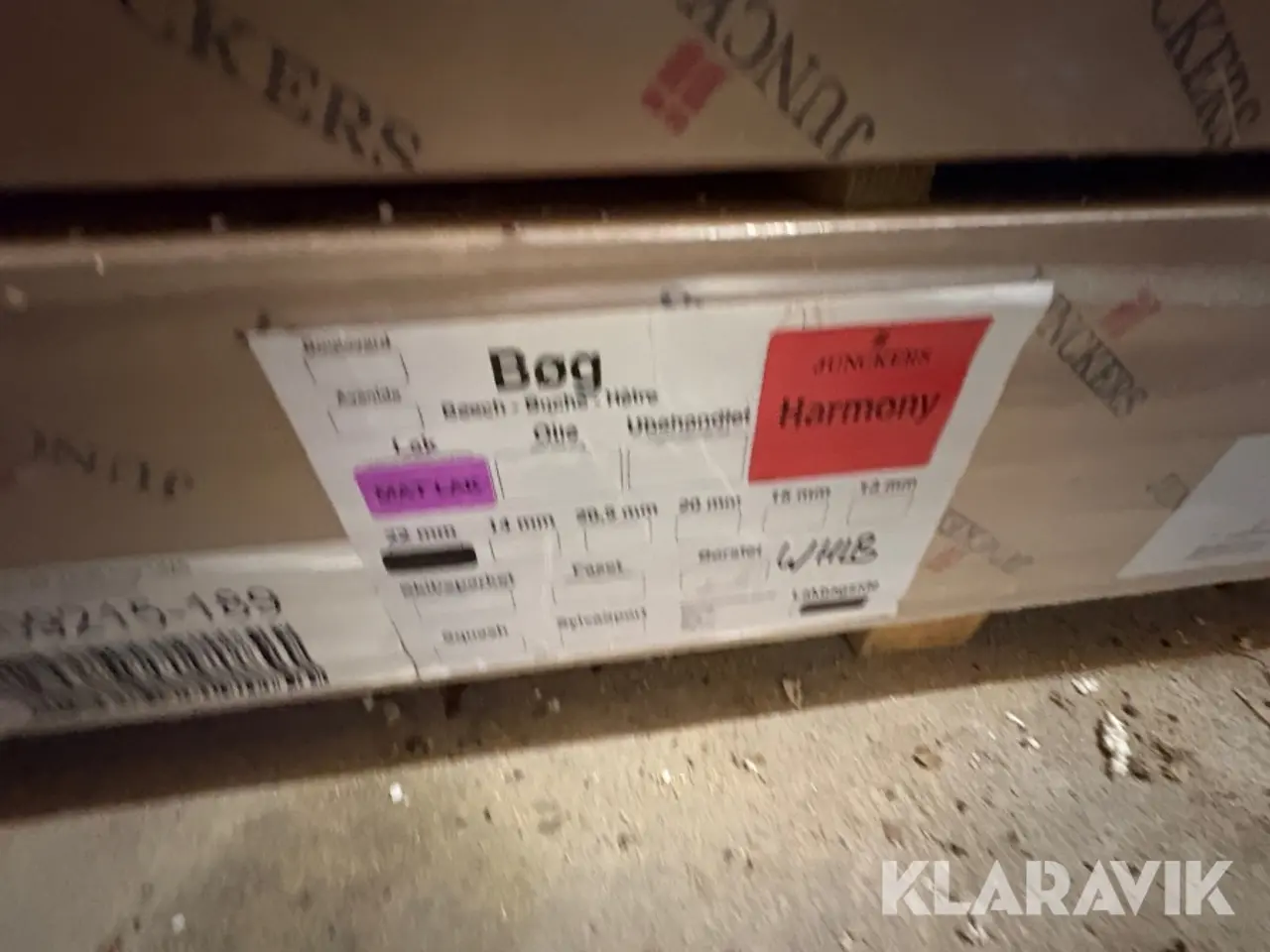 Billede 7 - Parketgulv Junckers Harmony Bøg 22 mm massiv, 33 Pakker / 62 m²