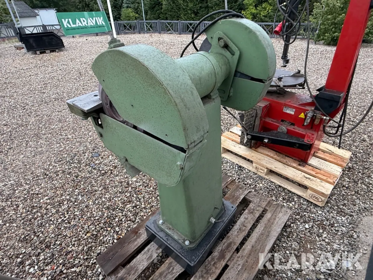 Billede 2 - Dobbelt slibesten Greif DV 40 1-1