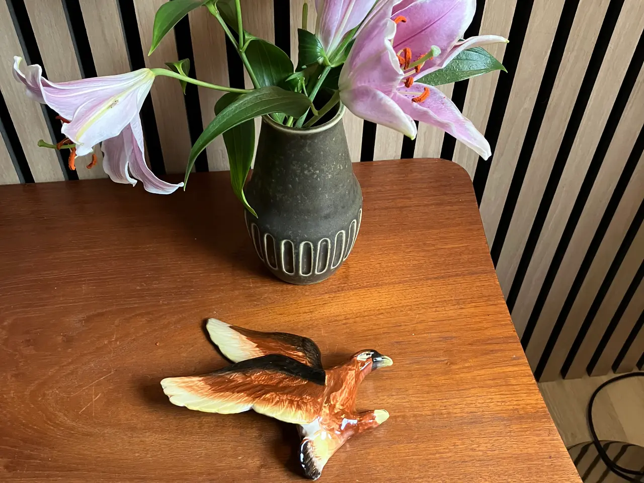 Billede 1 - Vægfugl i porcelæn