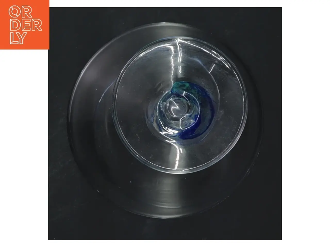Billede 2 - Cocktailglas med spiral (str. Ø 12,5 cm længde 16 cm)