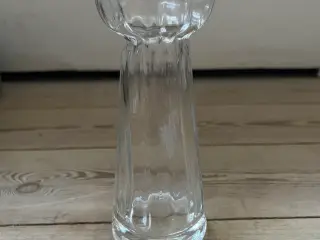 Hyacintglas med optiske striber holmegaard