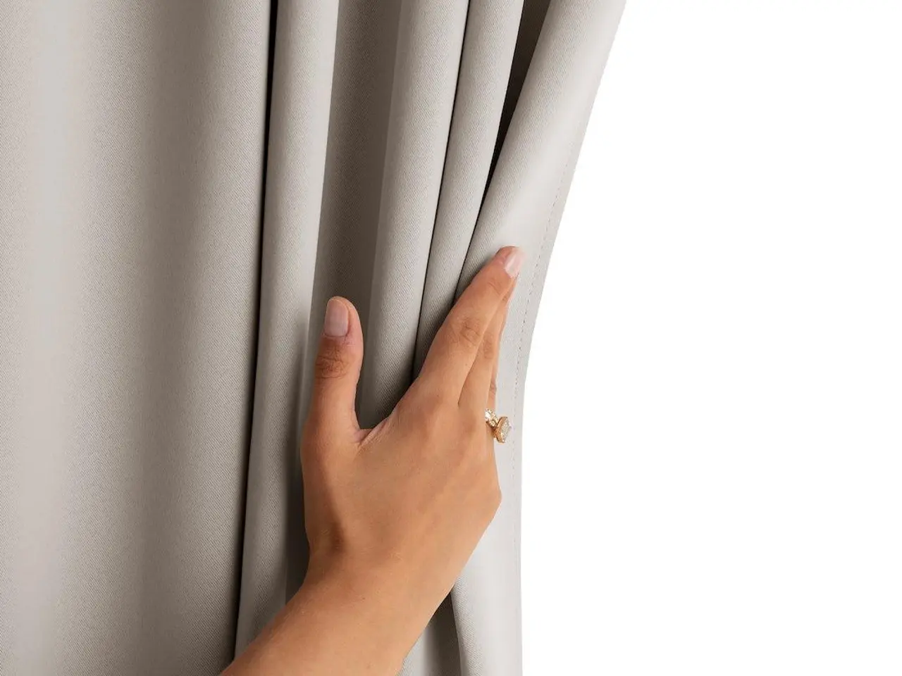 Billede 17 - Mørklægningsgardin RESTILO BLACKOUT - lys beige, 140 x 230 cm
