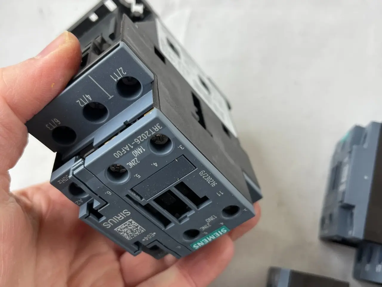 Billede 8 - Siemens 3RT2026-1AF00 kontaktor 110V Coil 3P parti