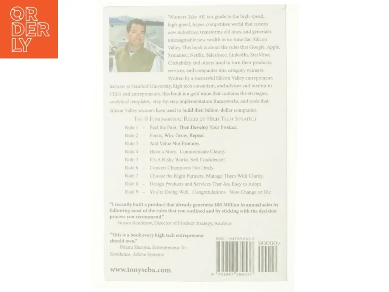 Billede 2 - Winners Take All - the 9 Fundamental Rules of High Tech Strategy (Paperback) af Tony Seba (Bog)