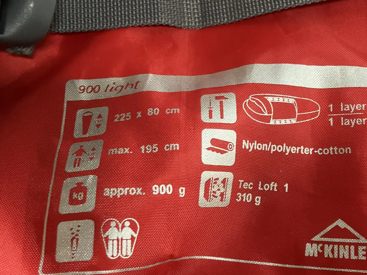 Billede 7 - Let sovepose fra McKinley, model 900 Light