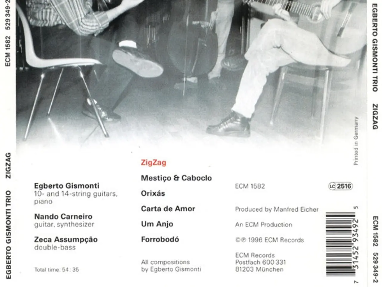 Billede 2 - Egberto Gismonti Trio – ZigZag – CD