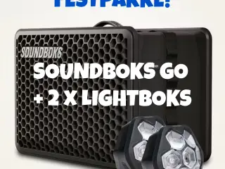 UDLEJES - Festpakke - Soundboks og 2 x Lightboks