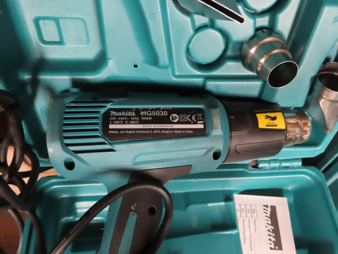 Billede 2 - Varmepistol MAKITA HG5030