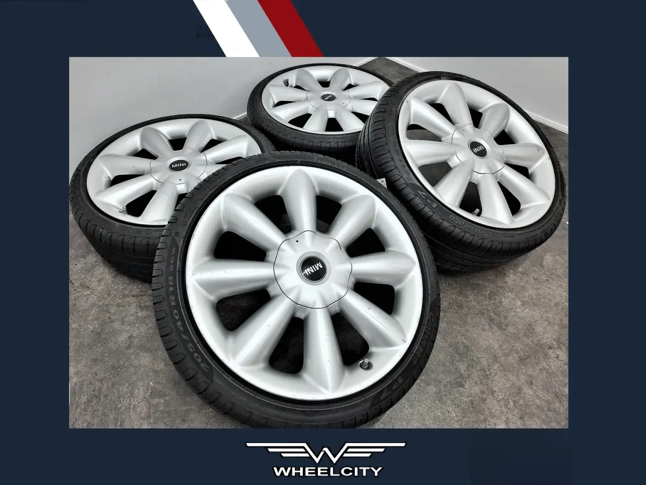Billede 1 - 5x112 18" ET54 nav 66,6ø MINI sommersæt