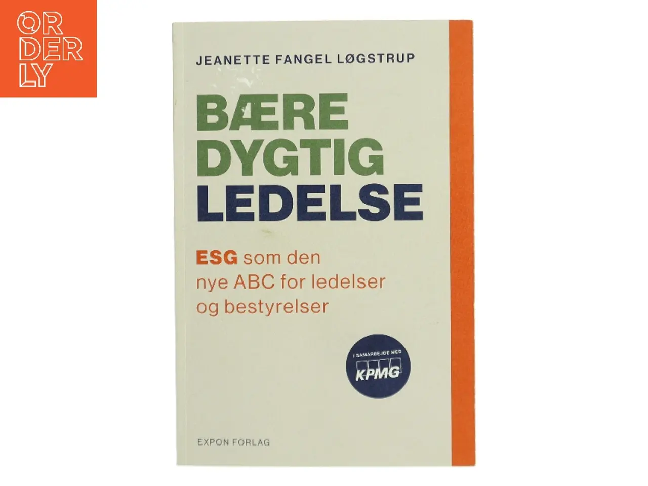 Billede 1 - Bæredygtig ledelse af Jeanette Fangel Løgstrup (Bog)