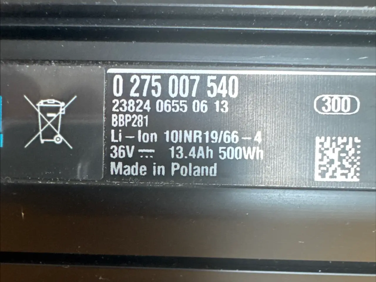 Billede 2 - Bosch batteri fra Trek mountainbike.