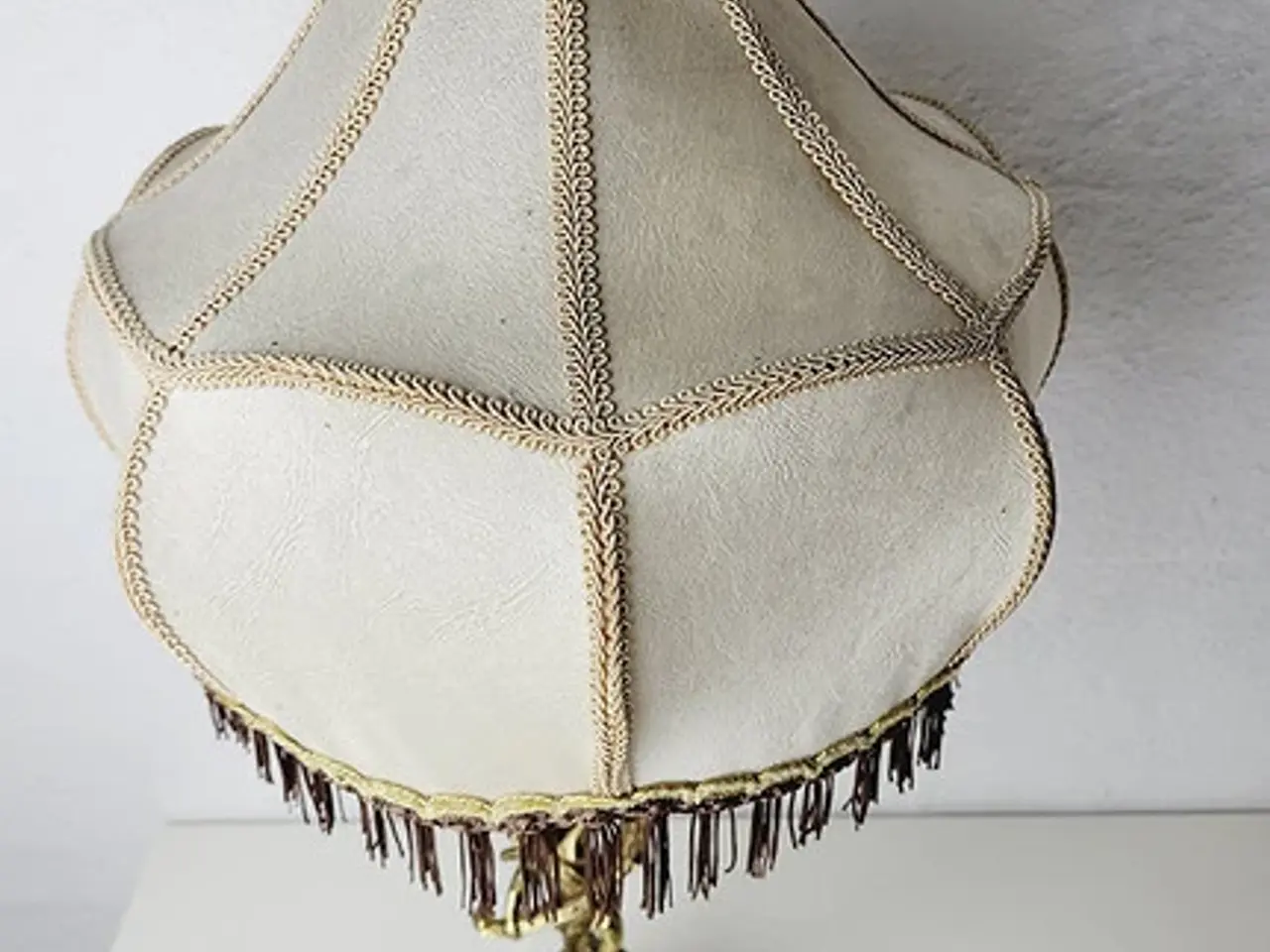Billede 6 - ⭐️- Forgyldt Jugendstil Kerublampe fra 1920'erne