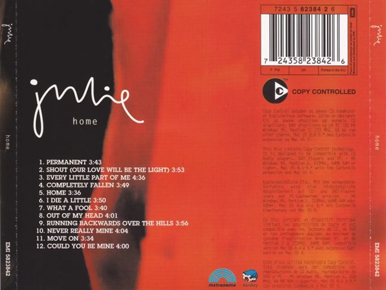Billede 2 - Julie – Home – CD