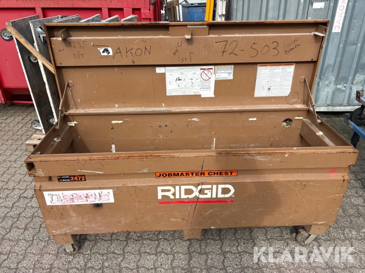 Billede 8 - Værktøjskasse Ridgid JobMaster Chest 2472