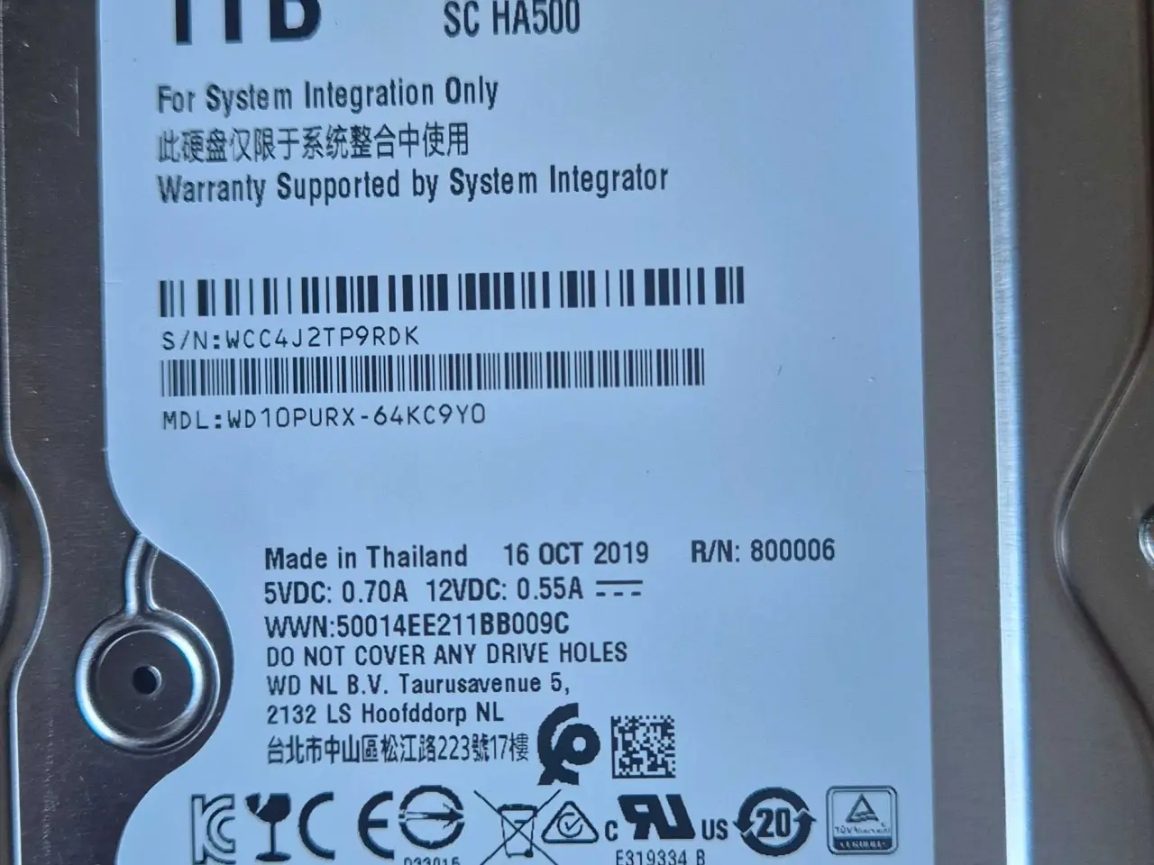 Billede 1 - 1 TB harddisk