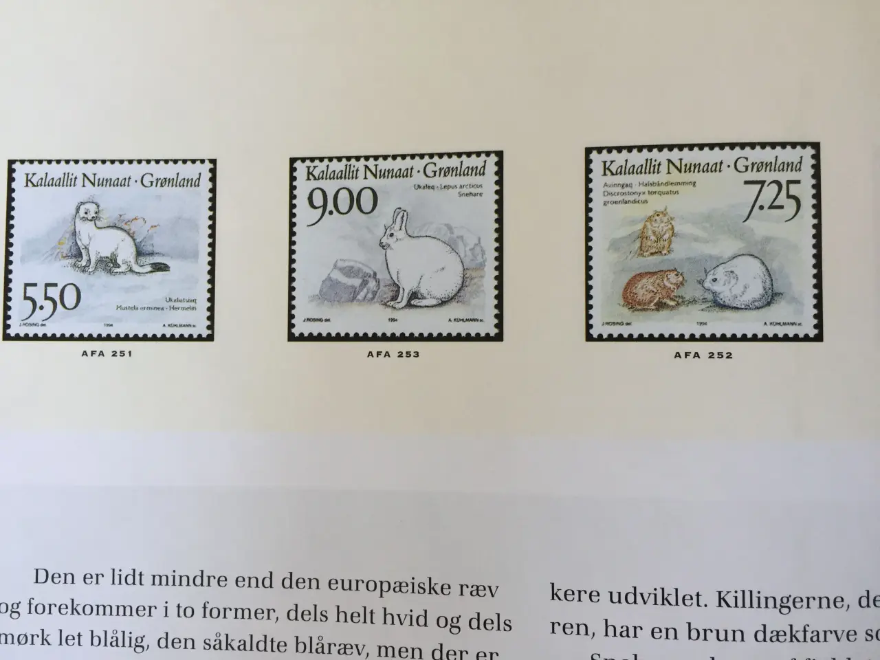 Billede 2 - Frimærkerne fortæller om Grønland.