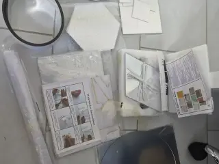 Diverse DIY 3D-vægure & spejldekorationer