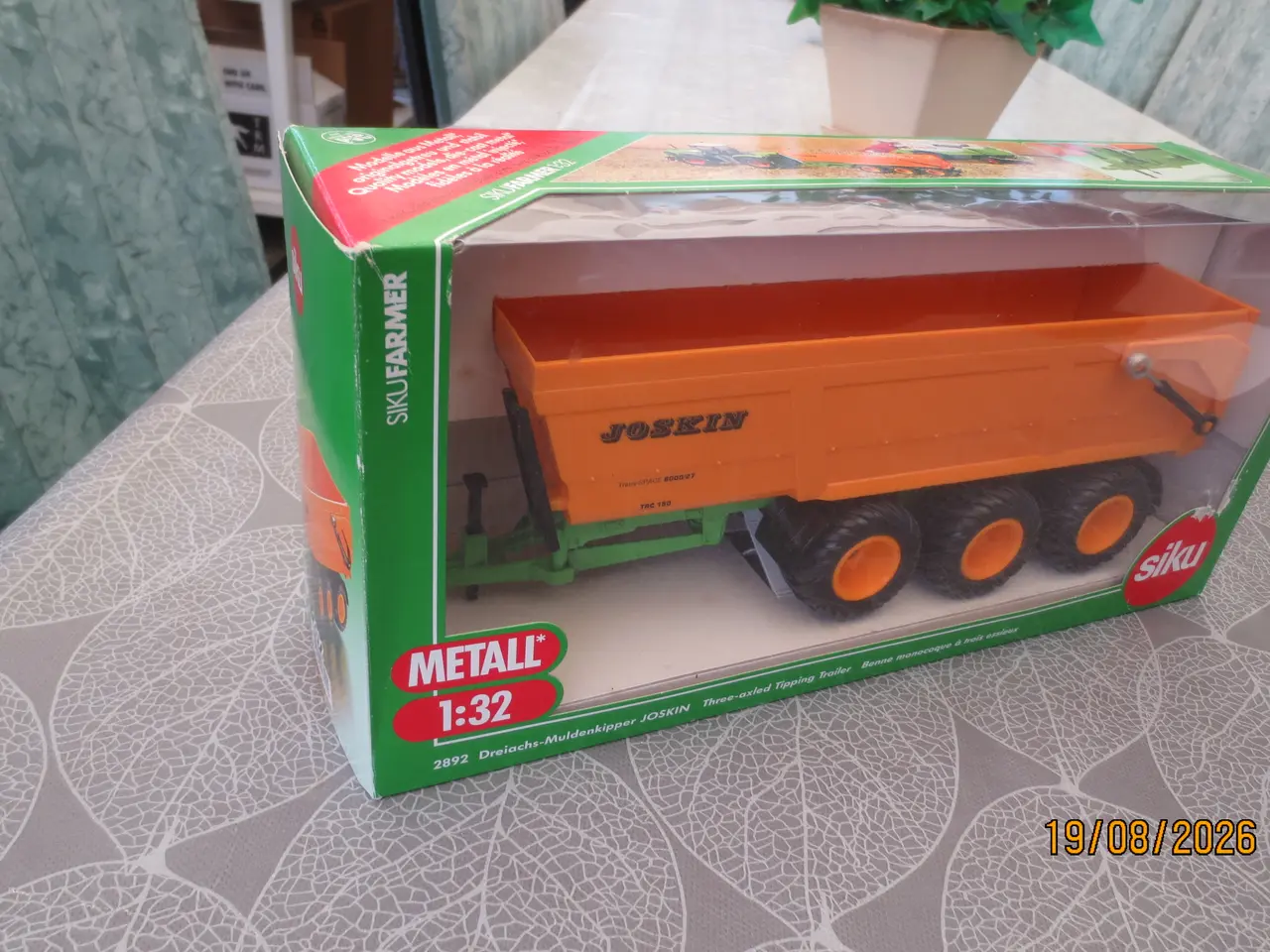 Billede 2 - 1 stk Ny Modeltraktor /Tipvogn Joskin TRC 150